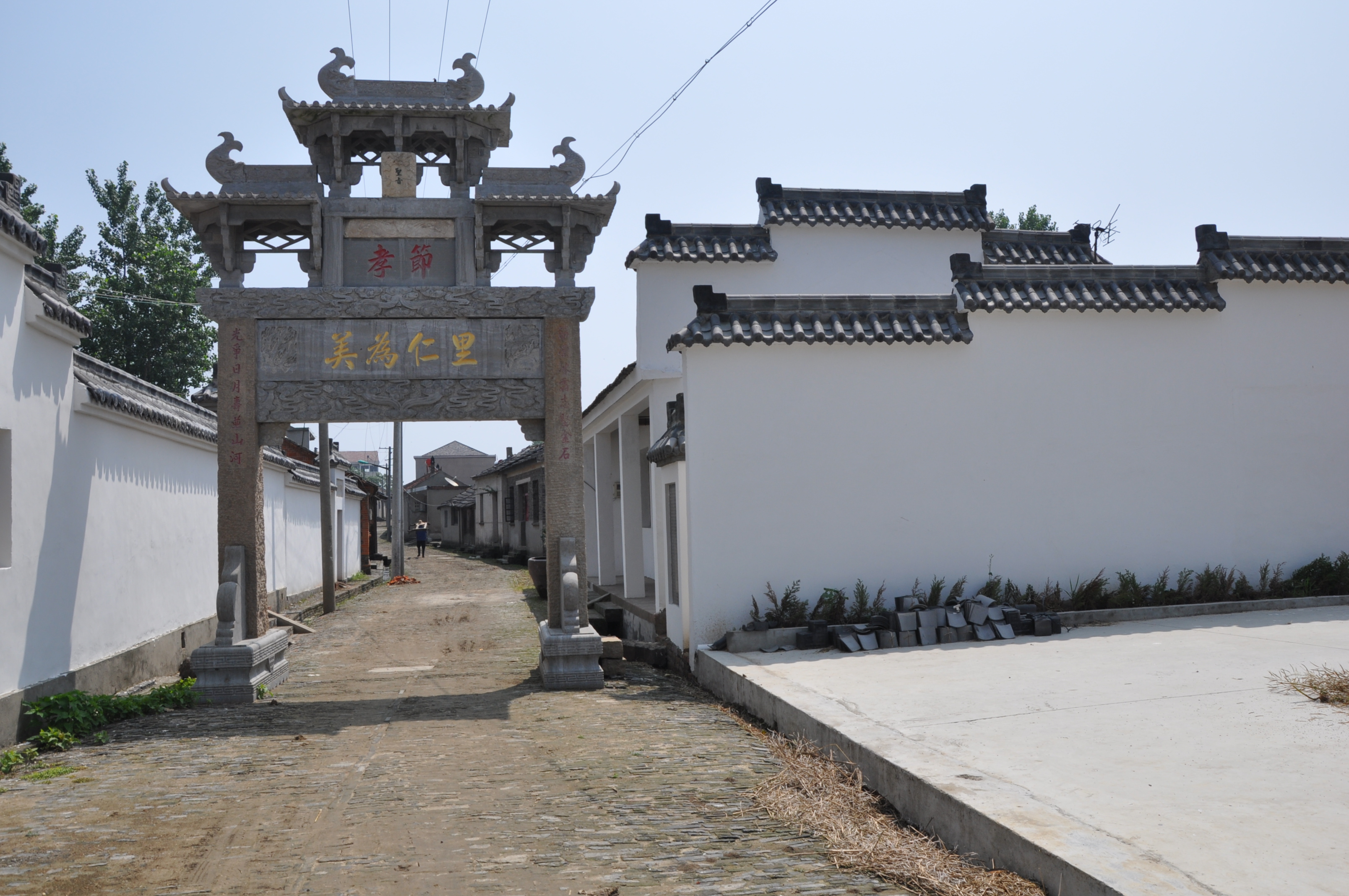 天长先锋网-万寿镇汊河村年后美丽乡村建设正