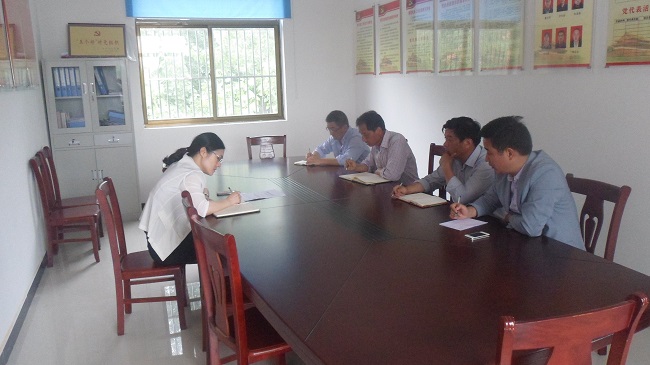 网---天长市永丰镇领导调研村级产业发展规划(