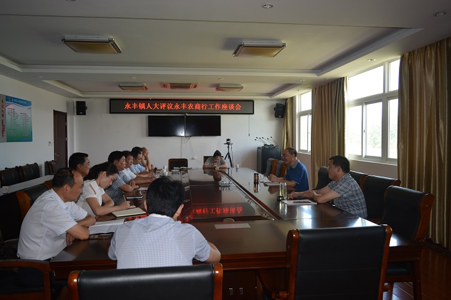 天长先锋网-永丰镇人大召开评议永丰农商行工