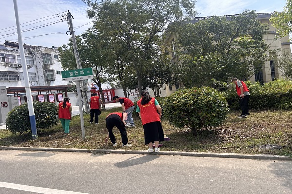 街南村组织党员开展环境卫生整治活动