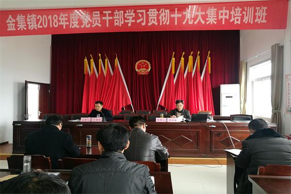 金集镇召开2018年度党员干部学习贯彻十九大