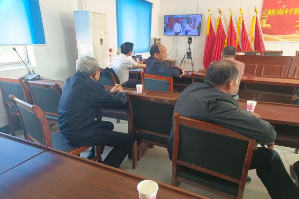 金集镇鲍岗村：组织观看《有事找支部》