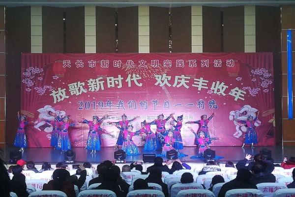 雷庄村组织村干部观看仁和镇2019年村晚文艺