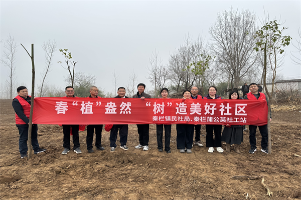 秦栏镇：春植盎然 树造美好村社区
