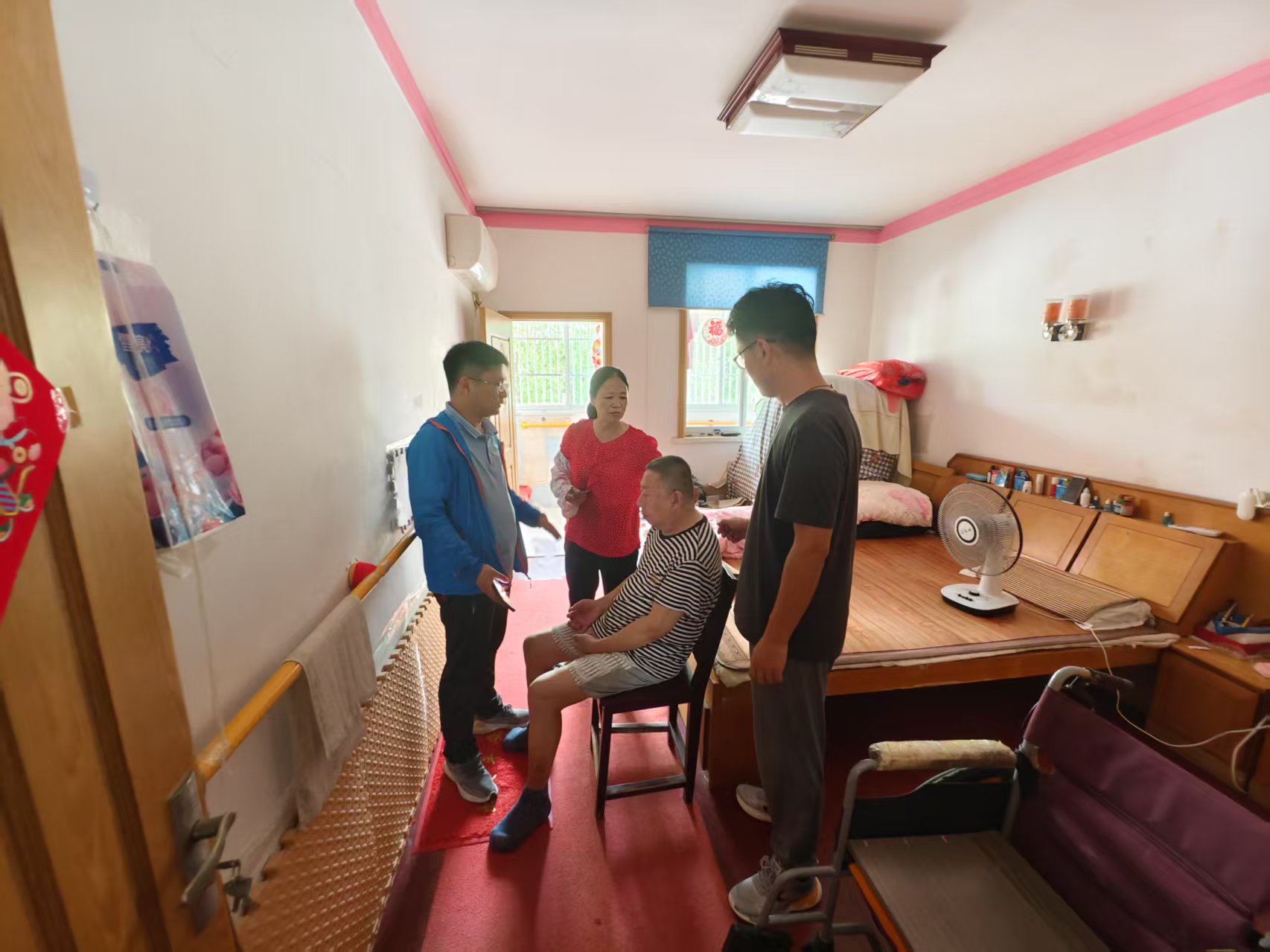 石梁镇石龙村：我为群众办实事 失能鉴定护民生