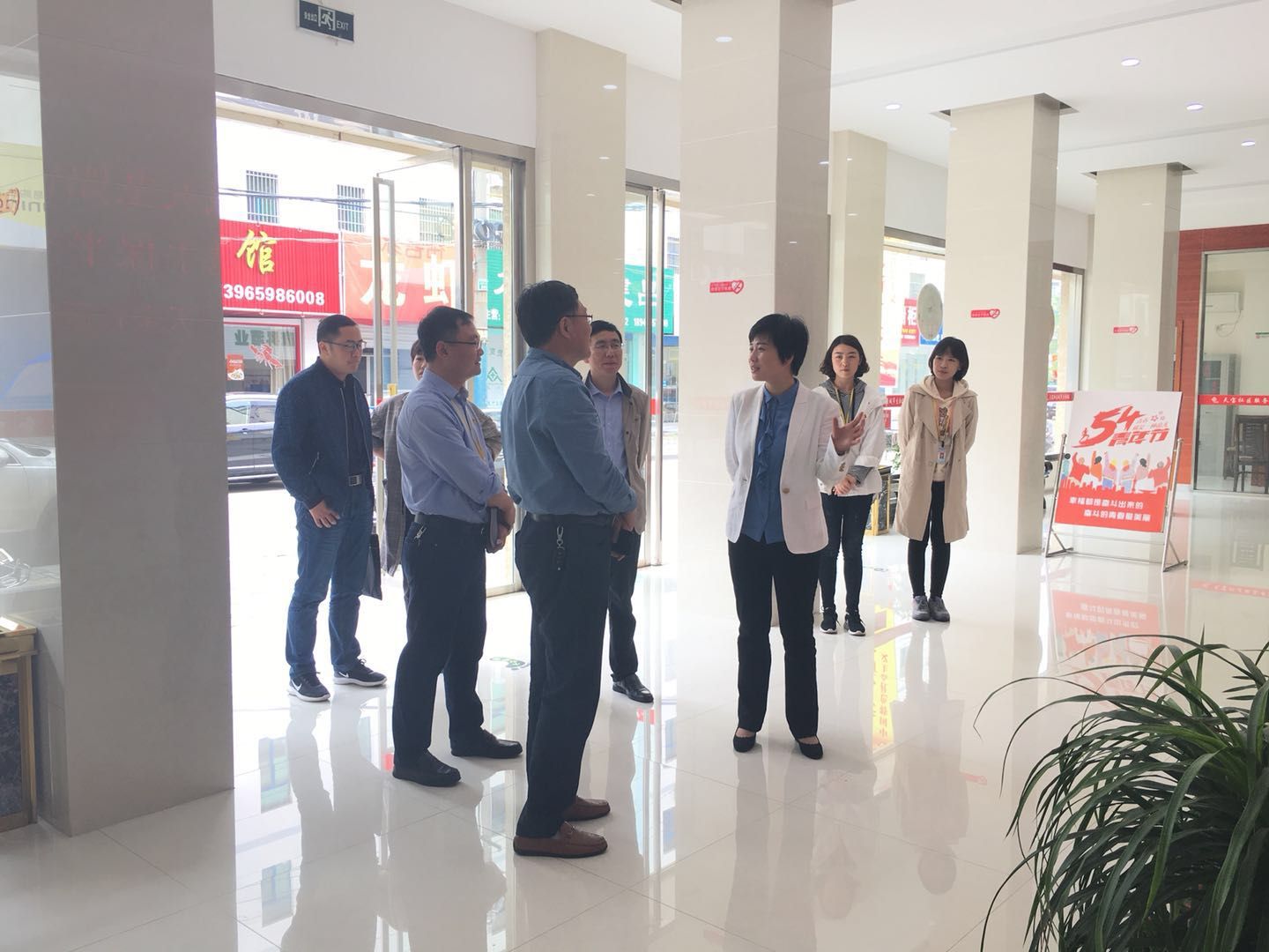 市委常委,组织部长王莹一行来到天长街道调研党建工作