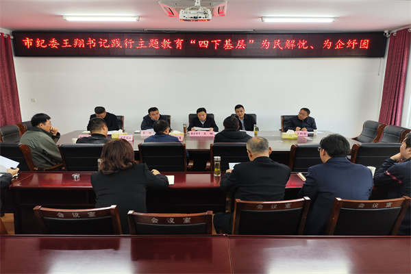 天长市委常委、市纪委书记、市监委代理主任王翔赴新街镇践行“四下基层” 为民解忧、为企纾困活动
