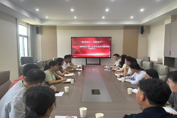 新街镇：“新锋成长·深耕基层”青年走村专题活动正式启动