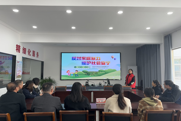 杨村镇：法治科普小讲堂 家庭暴力请说不