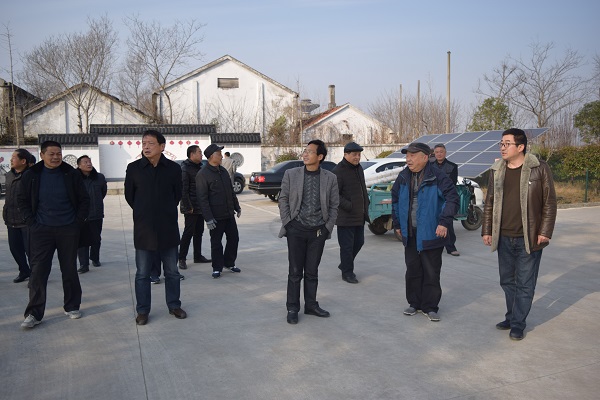 天长市老科协到永丰镇桥湾社区参观考察