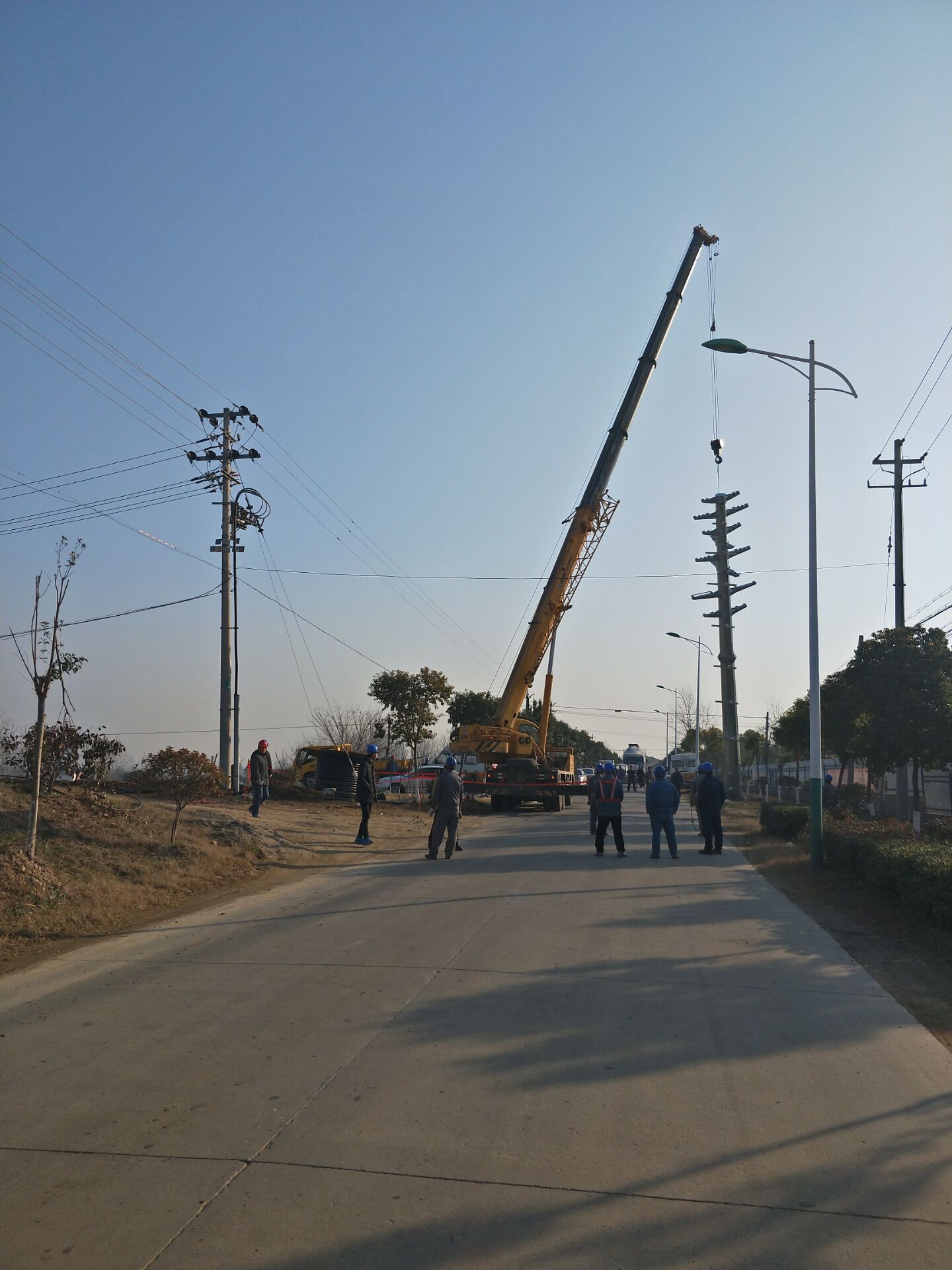 范庄段高压线路改造