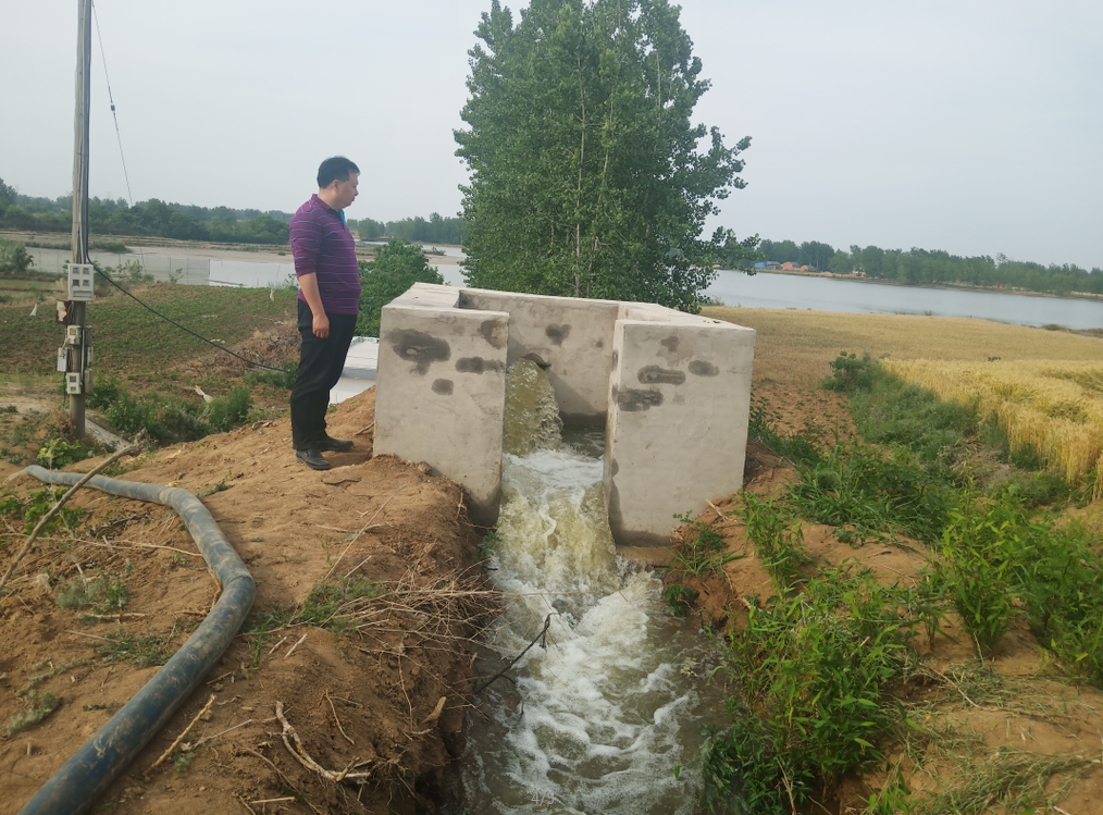 天王村界牌组小泵站提水