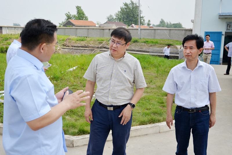 朱大纲督查指导白塔河水污染防治工作